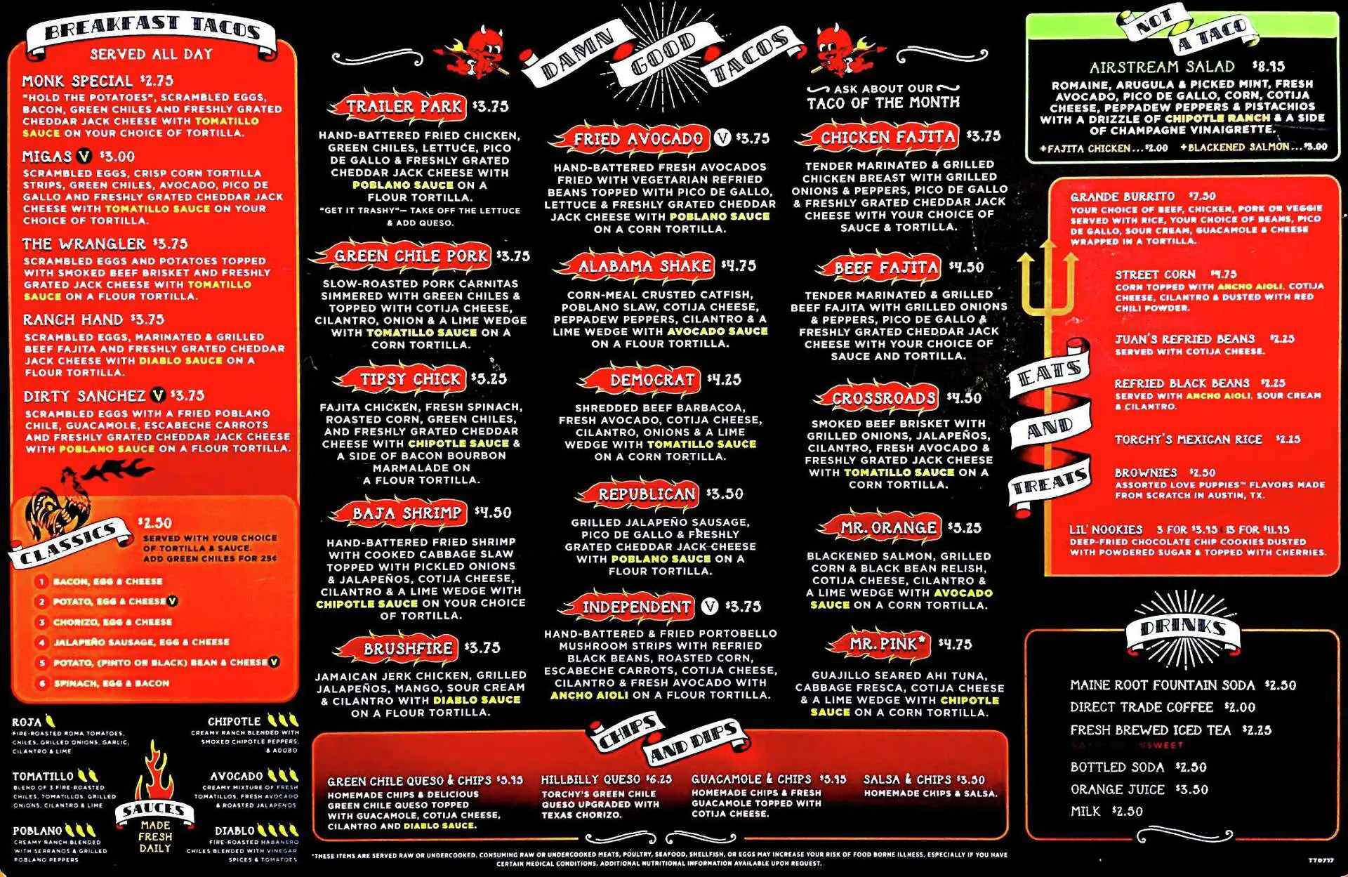 Torchy’s Tacos Menu USA Prices 2026