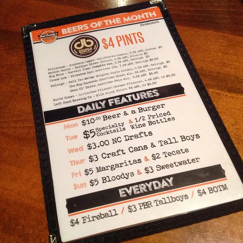 Bad Daddy’s Menu USA Prices 2026