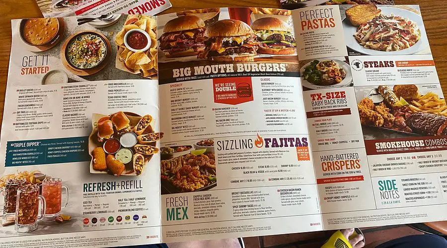Chili’s Menu USA Prices 2026