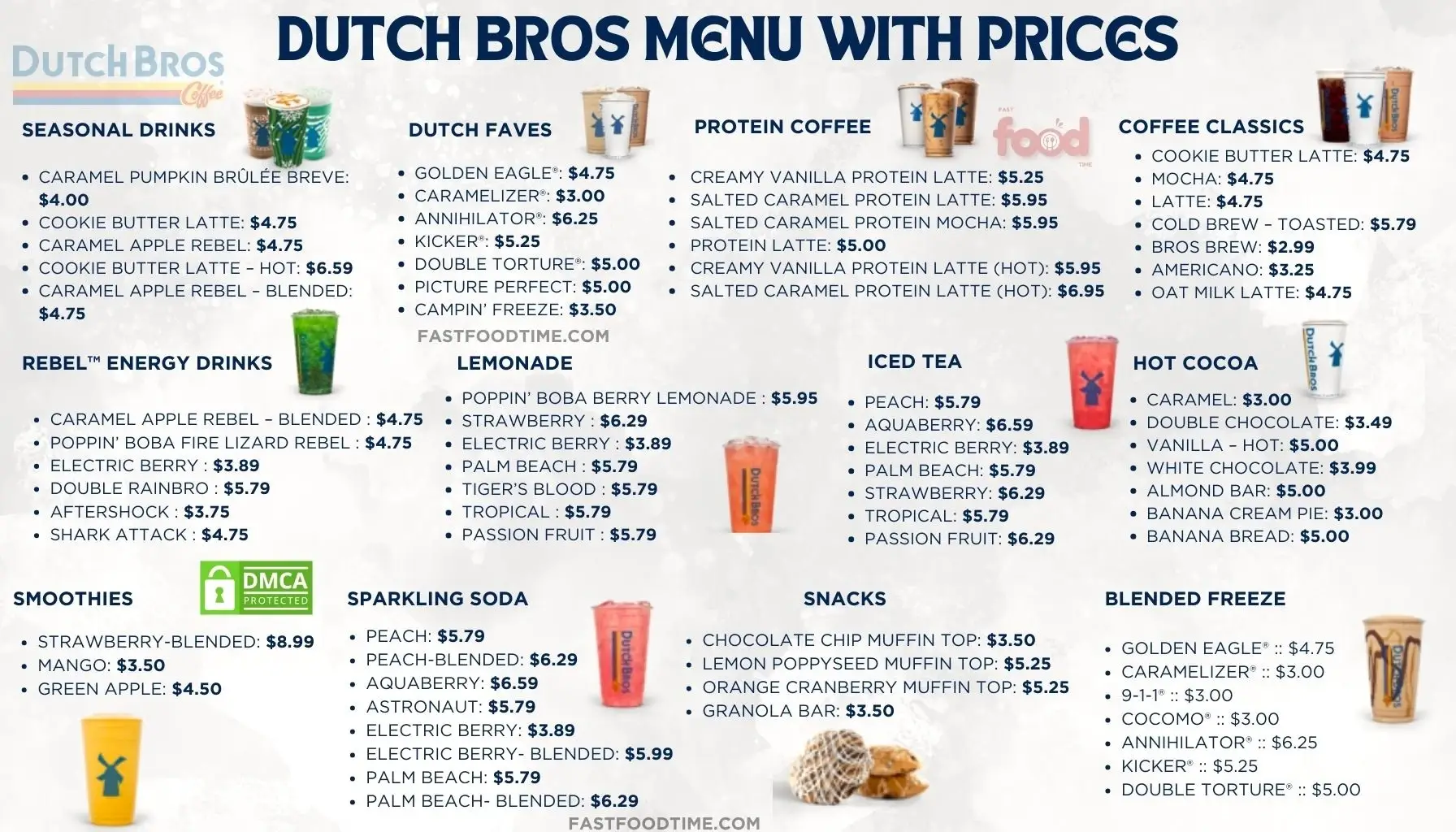 Dutch Bros Menu USA Prices 2026