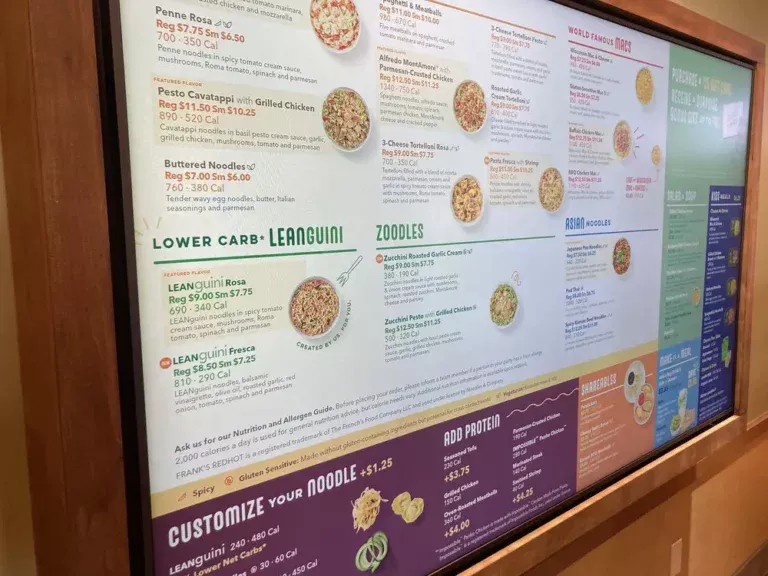 Noodles and Company Menu USA Prices