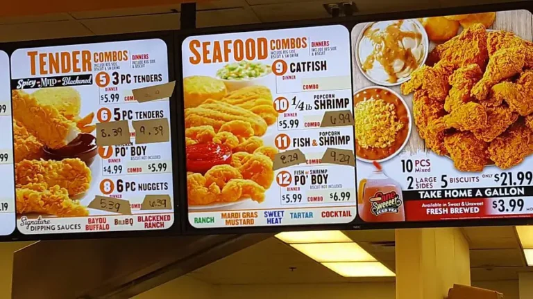Popeyes Menu USA Prices